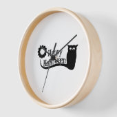 ハッピーハローウィン 壁時計 (傾斜)