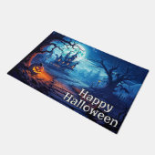 ハッピーハローウィン |家幽霊のよく出る屋 ドアマット (アングル)