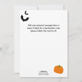 「ハッピーハローウィン」家族写真 シーズンカード (裏面)