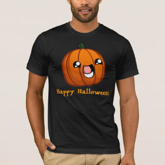 "ハッピーハローウィン!" 幸せなカボチャTシャツ Tシャツ