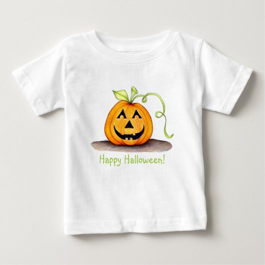 ハッピーハローウィン!幼児用シャツ ベビーTシャツ (正面)