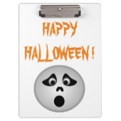 「ハッピーハローウィン」幽霊 クリップボード (正面)