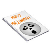 「ハッピーハローウィン」幽霊 ノートブック (右側)