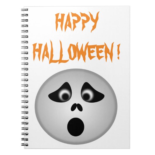 「ハッピーハローウィン」幽霊 ノートブック (正面)