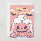 ハッピーハローウィン 招待状 (正面)