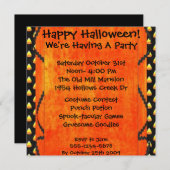 ハッピーハローウィン 招待状 (正面/裏面)