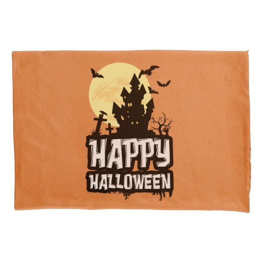 ハッピーハローウィン 枕カバー (正面)