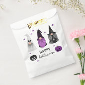 ハッピーハローウィン。格言とカボチャの子供のおやつ フェイバーバッグ (封をした状態)