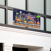 ハッピーハローウィン! 横断幕 (ビルの外側)