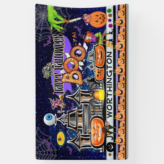 ハッピーハローウィン! 横断幕 (縦)