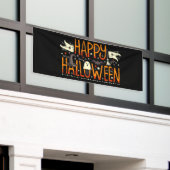 ハッピーハローウィン 横断幕 (ビルの外側)