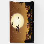 ハッピーハローウィン 横断幕 (縦)