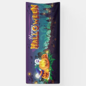 ハッピーハローウィン 横断幕 (縦)