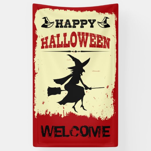 ハッピーハローウィン 横断幕 (縦)