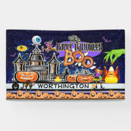 ハッピーハローウィン! 横断幕