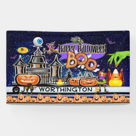 ハッピーハローウィン! 横断幕 (横)