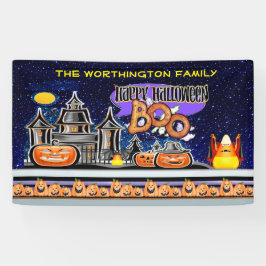 ハッピーハローウィン! 横断幕