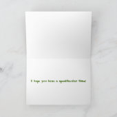 ハッピーハローウィン-水彩画のイラストレーション カード (内部)