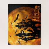 ハッピーハローウィン（満月） ジグソーパズル (縦)