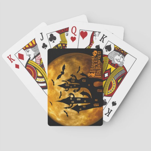 ハッピーハローウィン(満月) トランプ (裏面)