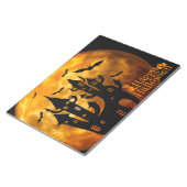 ハッピーハローウィン（満月） ノートパッド (アングル)