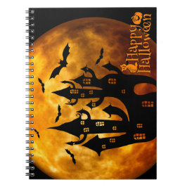 ハッピーハローウィン（満月） ノートブック
