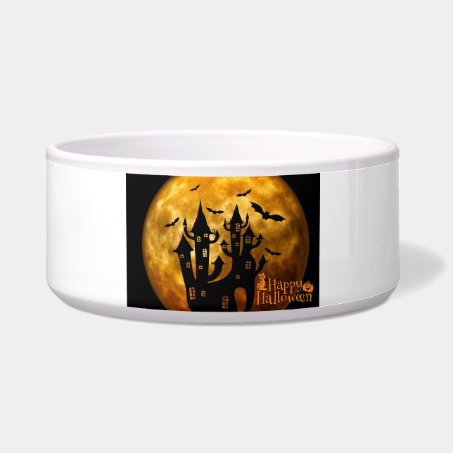 ハッピーハローウィン（満月） ボウル (正面)