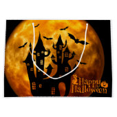 ハッピーハローウィン（満月） ラージペーパーバッグ (正面)