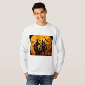 ハッピーハローウィン（満月） Tシャツ (正面フル)