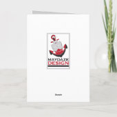 ハッピーハローウィン(独自の写真を挿入) カード (裏面)