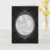 ハッピーハローウィン(独自の写真を挿入) カード (黄色い花)