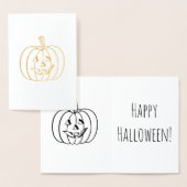 ハッピーハローウィン 箔カード (ディスプレー)