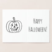 ハッピーハローウィン 箔カード (内部)