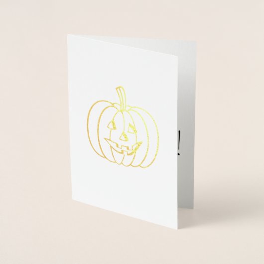 ハッピーハローウィン 箔カード (正面)