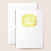 ハッピーハローウィン 箔カード (裏面封筒付き)