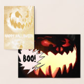 ハッピーハローウィン 箔カード (ディスプレー)