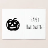 ハッピーハローウィン 箔カード (内部)