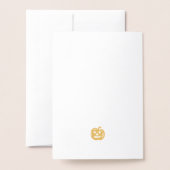 ハッピーハローウィン 箔カード (裏面封筒付き)