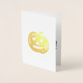 ハッピーハローウィン 箔カード (正面)