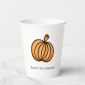 ハッピーハローウィン 紙コップ (裏面)