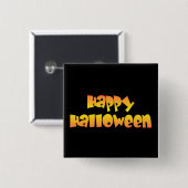 ハッピーハローウィン 缶バッジ (正面&裏面)