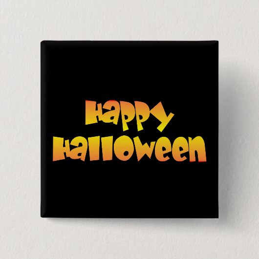 ハッピーハローウィン 缶バッジ (正面)