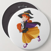 ハッピーハローウィン 缶バッジ (正面&裏面)