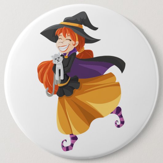 ハッピーハローウィン 缶バッジ (正面)