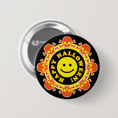 ハッピーハローウィン 缶バッジ (正面&裏面)