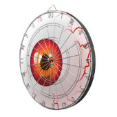 ハッピーハローウィン!赤不気味眼球 ダーツボード (正面右)