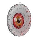 ハッピーハローウィン!赤不気味眼球 ダーツボード (正面左)