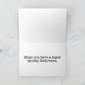 ハッピーハローウィン |邪悪な魔女 カード (内部)