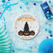 ハッピーハローウィン「飲食べみ、怖い」パーティーP ペーパープレート (パーティー)