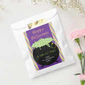 ハッピーハローウィン、魔女のポットパーソナライズされた、 フェイバーバッグ (封をした状態)